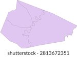 Kentucky State Spencer County vector Census Tract polygon based on Tiger 2020 Census Data