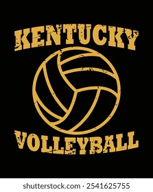 Kentucky Volleyball Classic Vintage Distressed