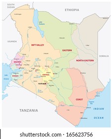 kenya administrative map