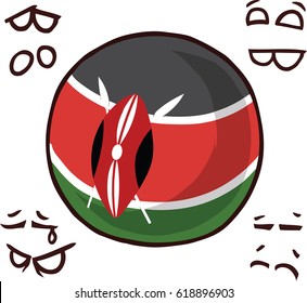 kenya country ball