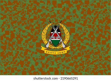 Kenya Defence Forces. Kenya Army Emblem