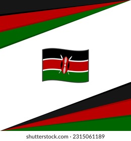 Kenya Flag Abstract Background Design Template. Kenya Independence Day Banner Social Media Post. Kenya Design