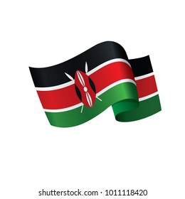 Kenya Flag, Vector Illustration