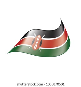 Kenya flag, vector illustration