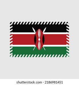 Kenya Flag Vector. National Flag