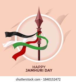 Kenya independence day or happy jamhuri day concept Vector Illustration