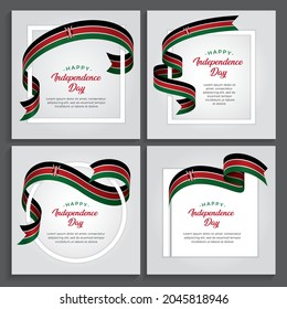 Kenya independence day vector illustration on a white background
