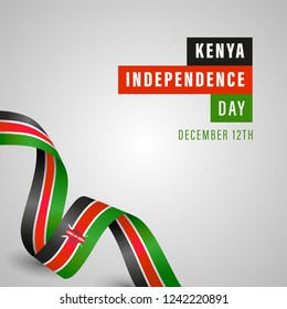 Kenya Independence Day Vector Template Design Illustration