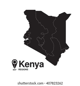 Kenya Map Regions