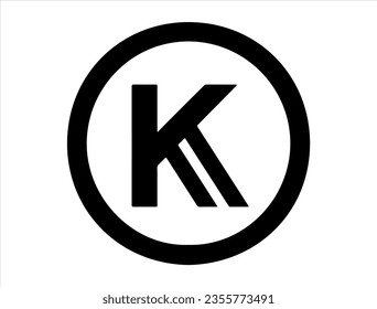 Kenya shilling sign vector art white background