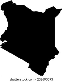 Kenya Vector Map