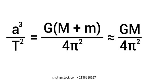 kepler's third law of planetary motion equation