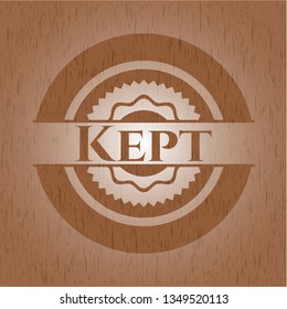 Kept wood signboards