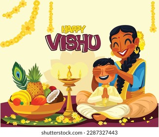 kerala vishu aghosham typography styles 