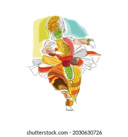 Kerala's famous culture temple dance performance name 'Thullal'.