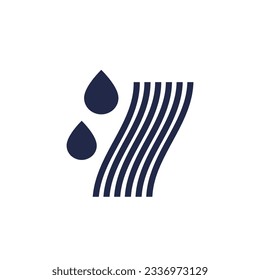 keratin icon on white, vector