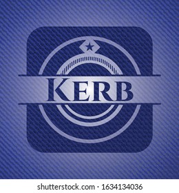 Kerb jean background. Vector Illustration. Detailed.