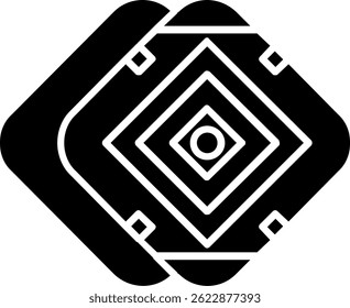 Diseño de icono de Vector de línea de pañuelo
