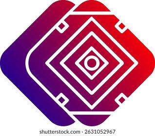 Diseño de icono de Vector de línea de pañuelo
