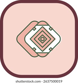 Kerchief Line vector Icon Design