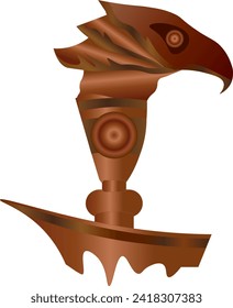 Vector de Keris de herencia malaya