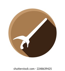 keris vector icon, a traditional weapon originating from Indonesia