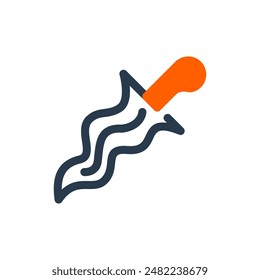 Keris Weapon Vector Icon Illustration