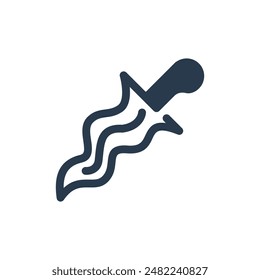 Keris Weapon Vector Icon Illustration