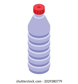 Kerosene bottle icon isometric vector. Thermos lamp. Flammable kerosene