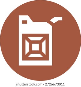 Ilustración de diseño de icono de Vector de lata de queroseno