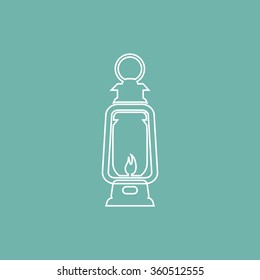 Kerosene lamp icon