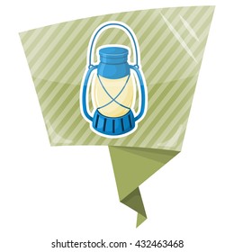 Kerosene lamp icon