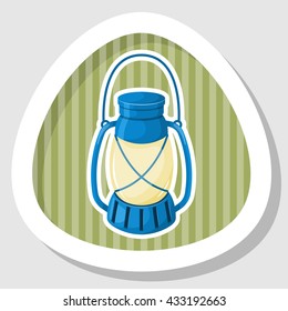 Kerosene lamp icon