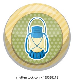 Kerosene lamp icon