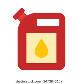 Kerosene Vector Flat Icon icon Design