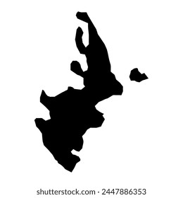 Kerteminde Municipality map, administrative division of Denmark. Vector illustration.