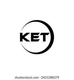 KET Letter Logo Design, Inspiration for a Unique Identity. Modern Elegance and Creative Design. Watermark Your Success with the Striking this Logo.