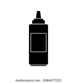 Ketchup bottle icon illustrated in vector