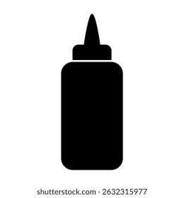 Ketchup bottle icon, Sauce bottle icon.Vector illustration design.