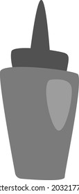 Botella de Ketchup, ilustración, vector, sobre un fondo blanco.