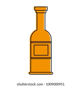 Ketchup bottle isolated