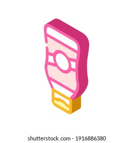 ketchup bottle isometric icon vector. ketchup bottle sign. isolated symbol illustration