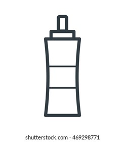 Ketchup Bottle Vector Icon