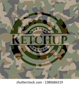 Ketchup camo emblem