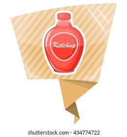 Ketchup colorful icon