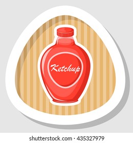 Ketchup colorful icon