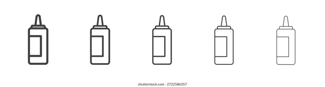 Ketchup icono de diseño, logotipo, App, UI. Ilustración vectorial, EPS