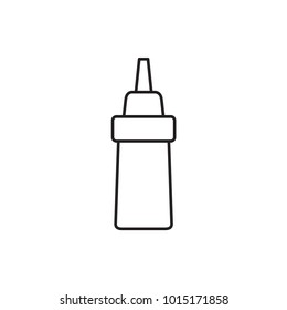ketchup icon illustration isolated vector sign symbol