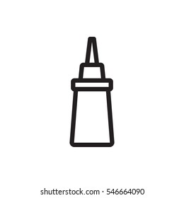 ketchup icon illustration isolated vector sign symbol
