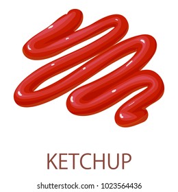 Ketchup icon. Isometric illustration of ketchup vector icon for web